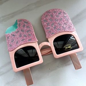 NEW Popsicle pink & aqua UV 400 sunglasses
